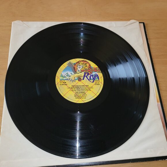 ROD STEWART Foot Loose and Fancy Free LP Vinyl 1977 Riva RVLP 5 Made England LP1 - Picture 4 of 8